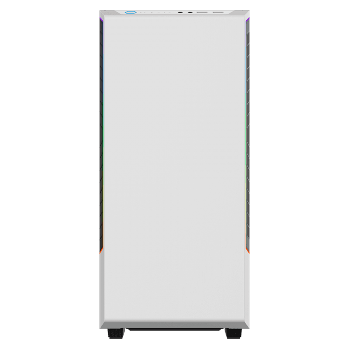 Gabinete Gamer Gamemax Panda, Mid Tower, Vidro Temperado, White, Sem Fonte, Com 1 Fan