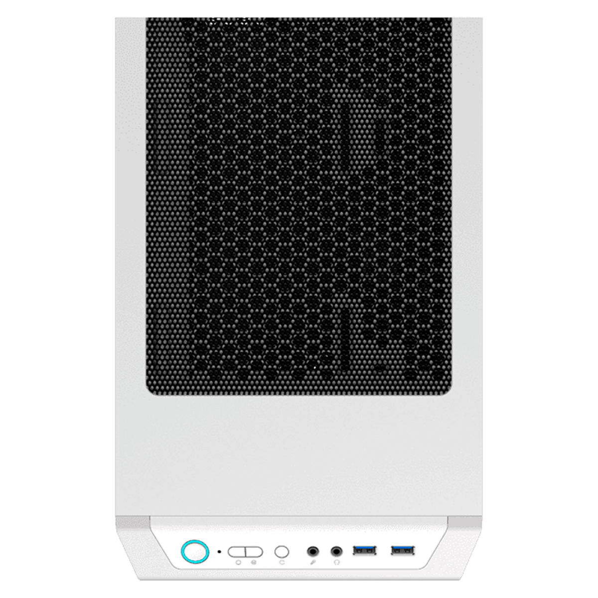 Gabinete Gamer Gamemax Panda, Mid Tower, Vidro Temperado, White, Sem Fonte, Com 1 Fan