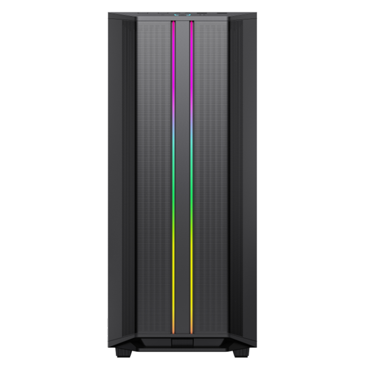 Gabinete Gamer Gamemax Precision, ARGB, 8808, Black, Mid Tower, Vidro Temperado, E-ATX, Sem Fonte, Com 2 Fans