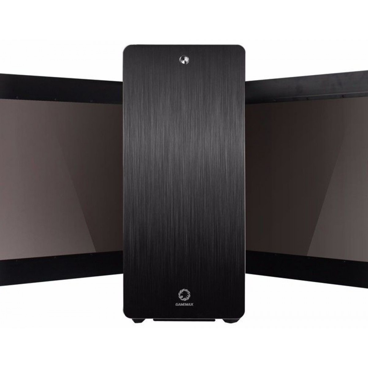 Gabinete Gamer Gamemax Raider X, Full Tower, Lateral em Acrílico, Black, Sem Fonte, Sem Fan