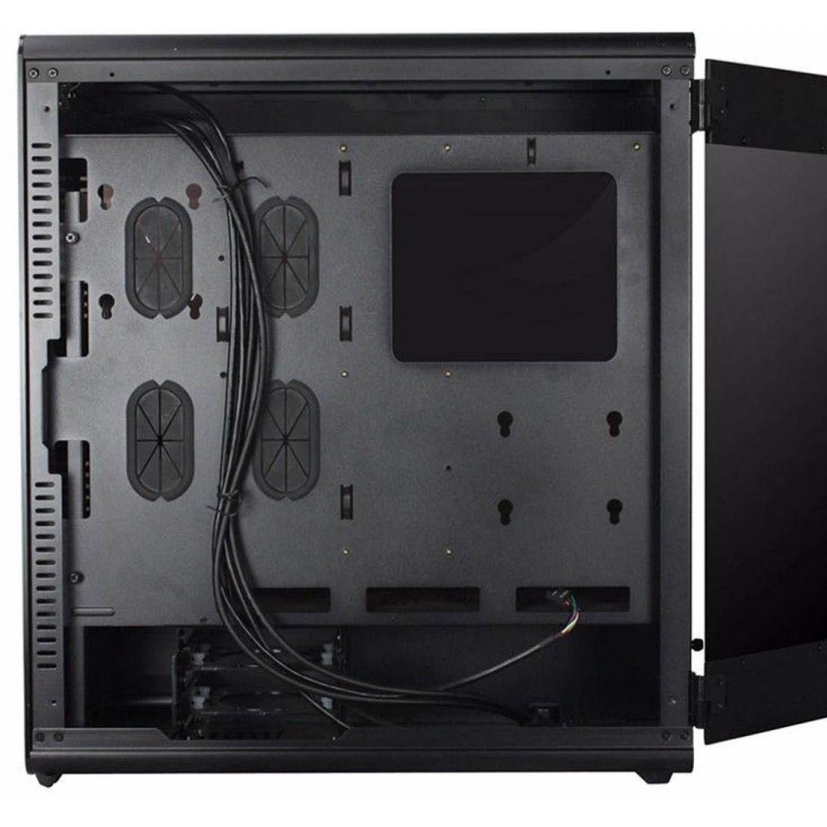 Gabinete Gamer Gamemax Raider X, Full Tower, Lateral em Acrílico, Black, Sem Fonte, Sem Fan