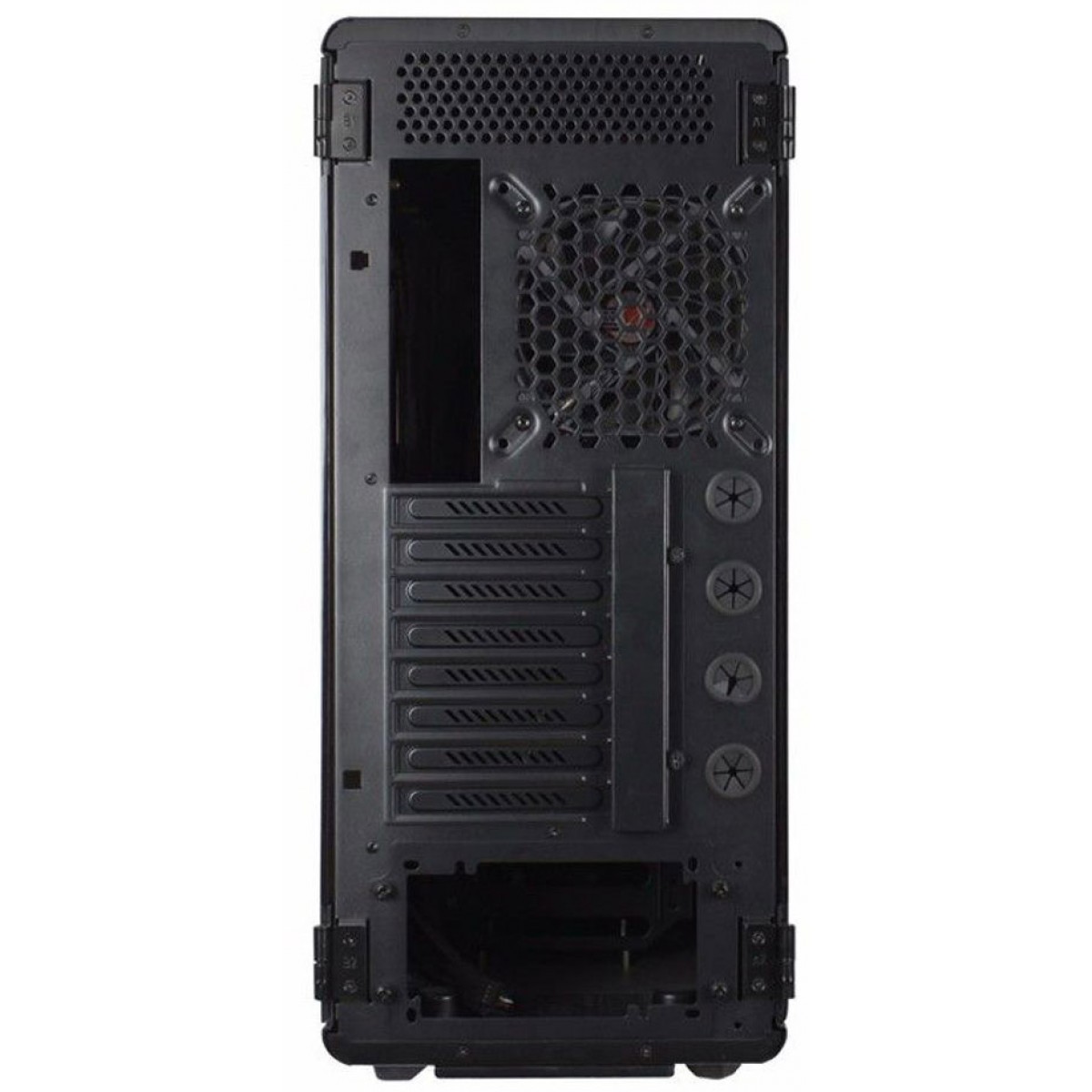 Gabinete Gamer Gamemax Raider X, Full Tower, Lateral em Acrílico, Black, Sem Fonte, Sem Fan