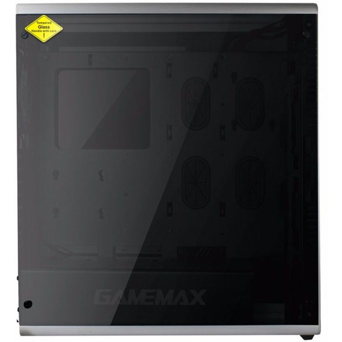 Gabinete Gamer Gamemax Raider XT, Full Tower, Sem Fan, Vidro Temperado, Black, Sem Fonte
