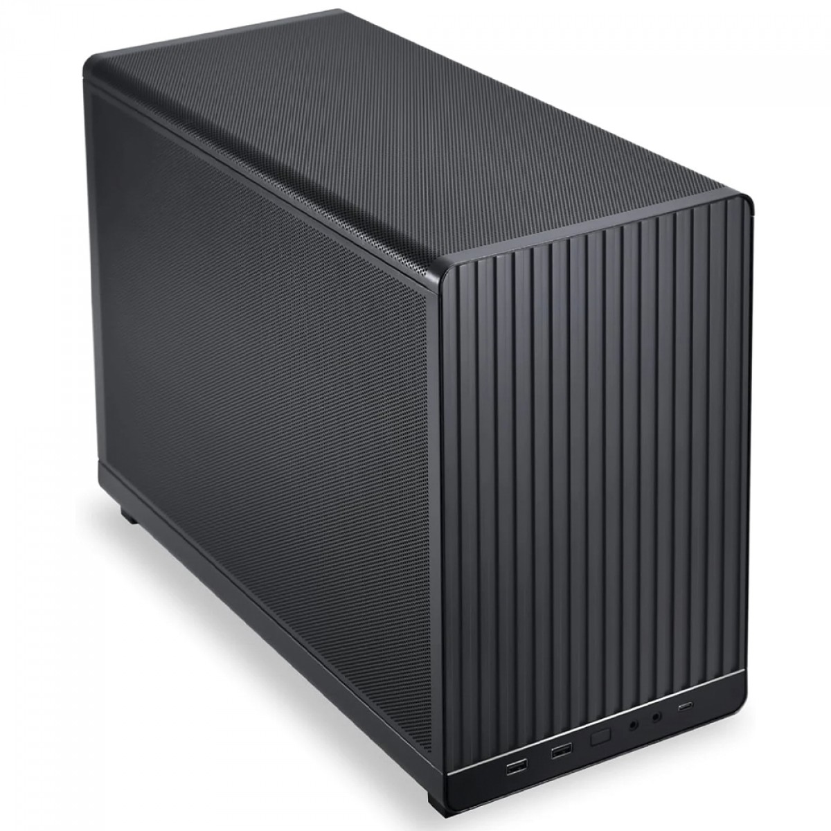 Gabinete Gamer Lian Li 011 A3-mATX, Mini Tower, Aço, M-ATX, Sem Fonte, Sem Fan, Black, A3-MATX BLACK
