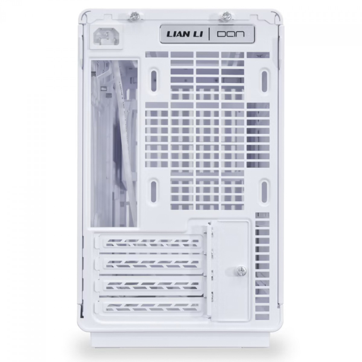 Gabinete Gamer Lian Li 011 A3-mATX WD White, Mini Tower, Aço, M-ATX, Sem Fonte, Sem Fan, Branco