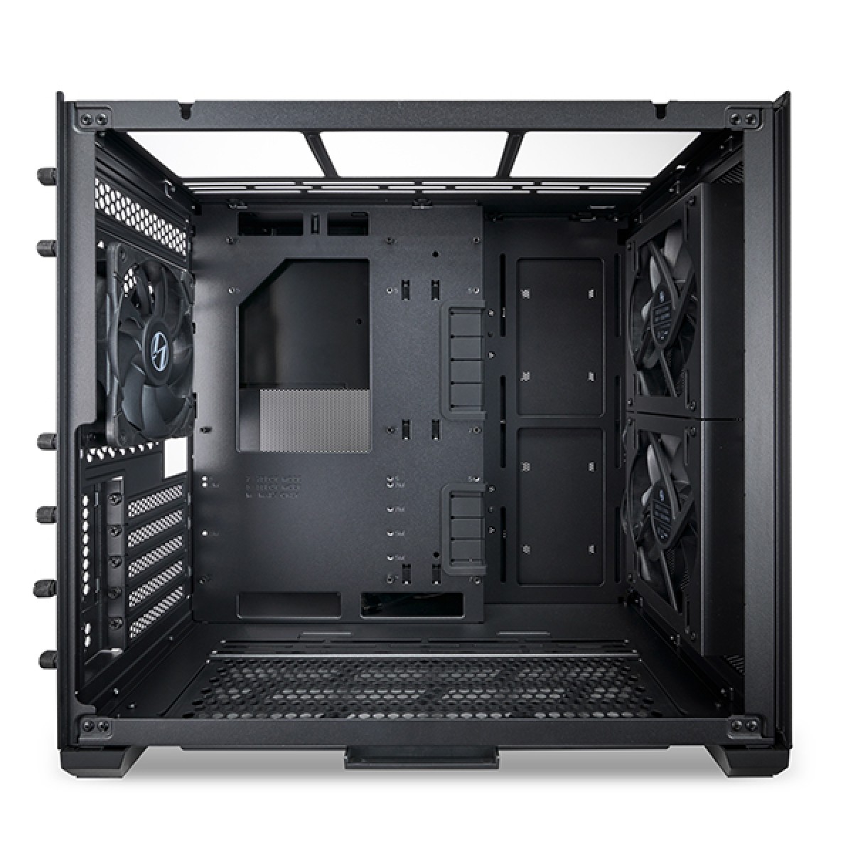 Gabinete Gamer Lian Li 011 Air Mini, Mini Tower, Vidro Temperado, Black, ATX, Sem Fonte, Com 3 Fans, O11 AM X