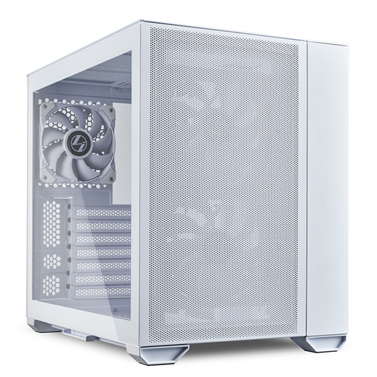 Gabinete Gamer Lian Li 011 Air Mini, Mini Tower, Vidro Temperado, White, ATX, Sem Fonte, Com 3 Fans, O11 AM W