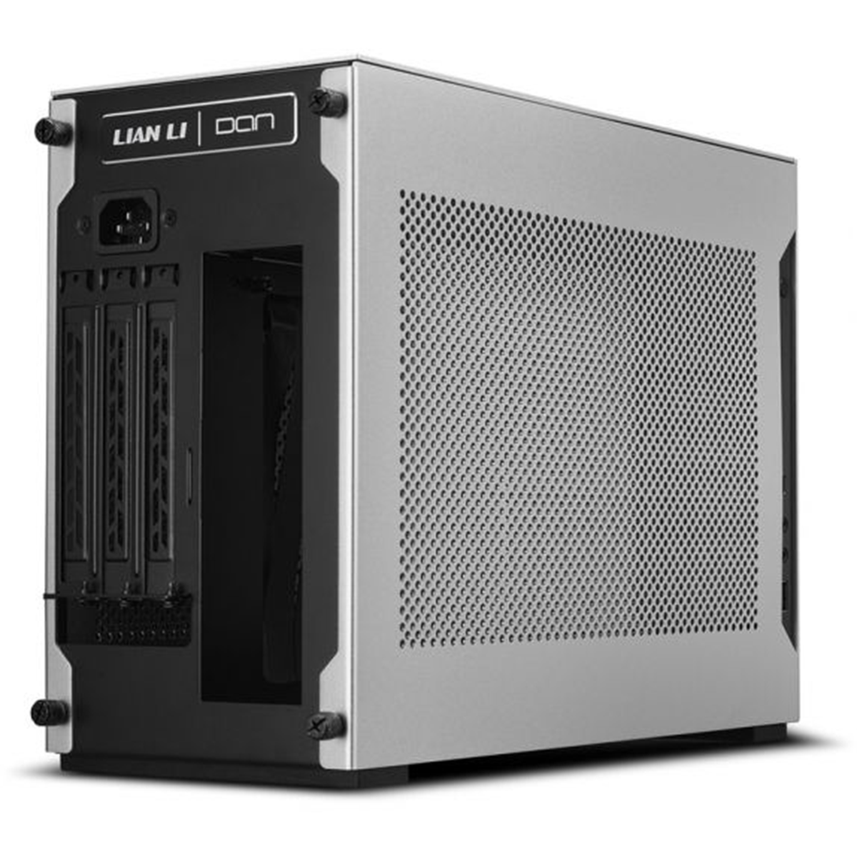 Gabinete Gamer Lian li A4-H20 A4 Silver, Mini-ITX, Mini Tower, Sem Fonte, Sem Fan, A4-H20 A4 SILVER