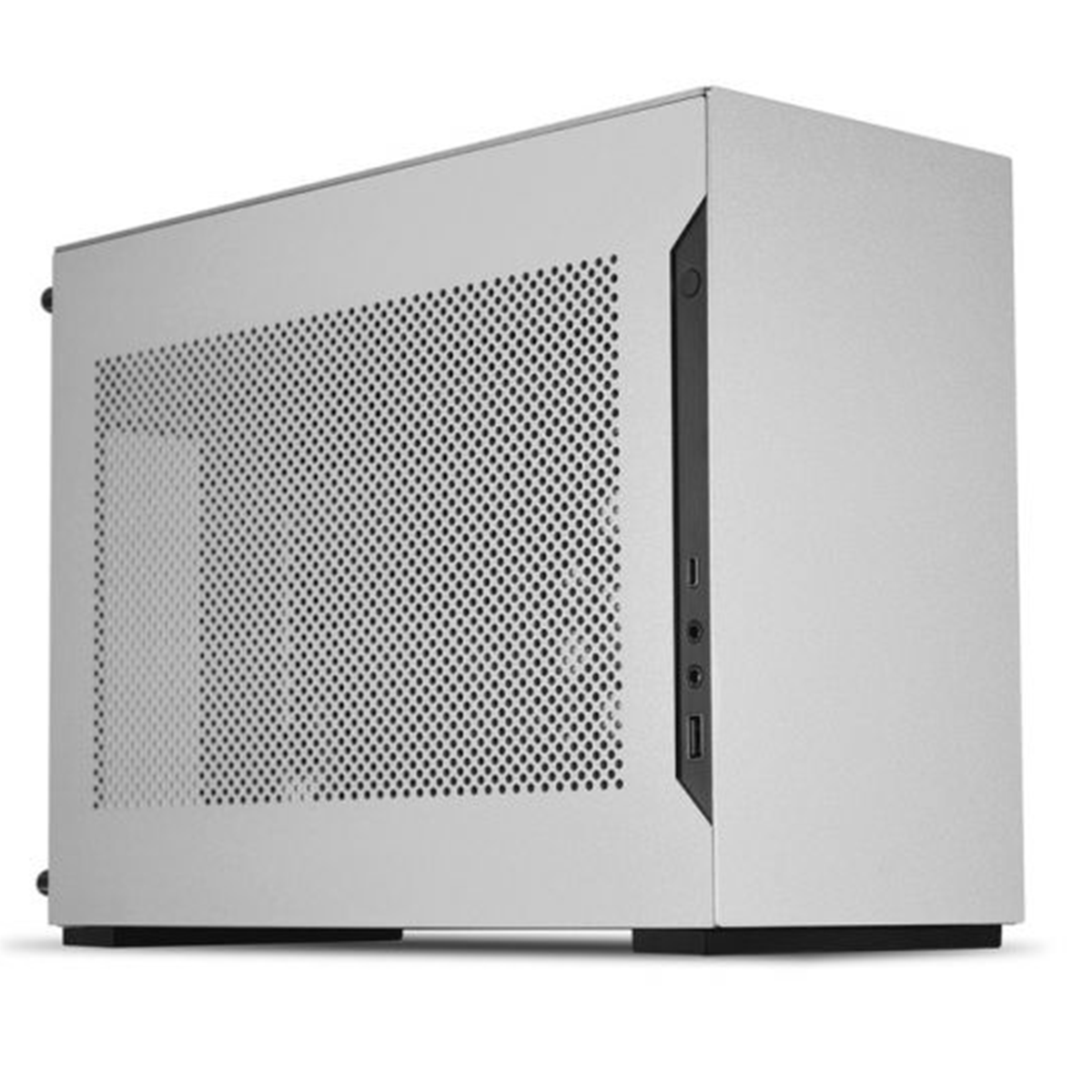 Gabinete Gamer Lian li A4-H20 A4 Silver, Mini-ITX, Mini Tower, Sem Fonte, Sem Fan, A4-H20 A4 SILVER