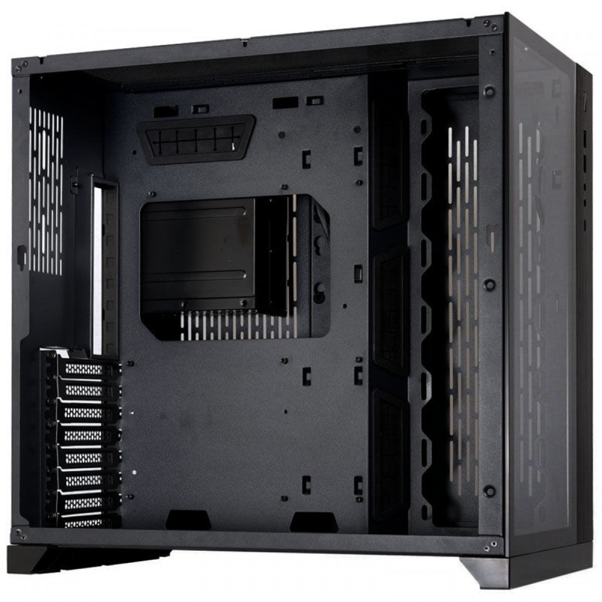 Gabinete Gamer Lian Li O11 Dynamic, Mid Tower, Vidro Temperado, Black, Sem Fonte, Sem Fan, PC-O11 DX
