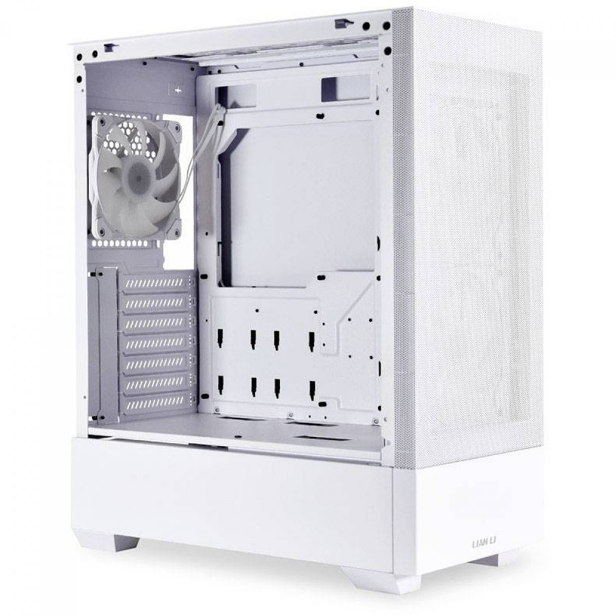Gabinete Gamer Lian Li Lancool 205 Mesh, Mid Tower, Vidro Temperado, White, ATX, Sem Fonte, Com 3 Fans