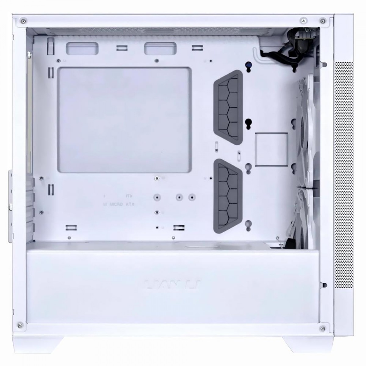 Gabinete Gamer Lian Li Lancool 205M, Mesh, RGB, Mid Tower, Vidro Temperado, Sem Fonte, Branco, Com 2 Fans