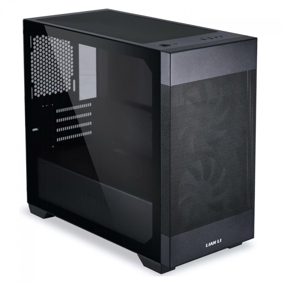Gabinete Gamer Lian Li Lancool 205M, Mesh, RGB, Mid Tower, Vidro Temperado, Sem Fonte, Preto, Com 2 Fans