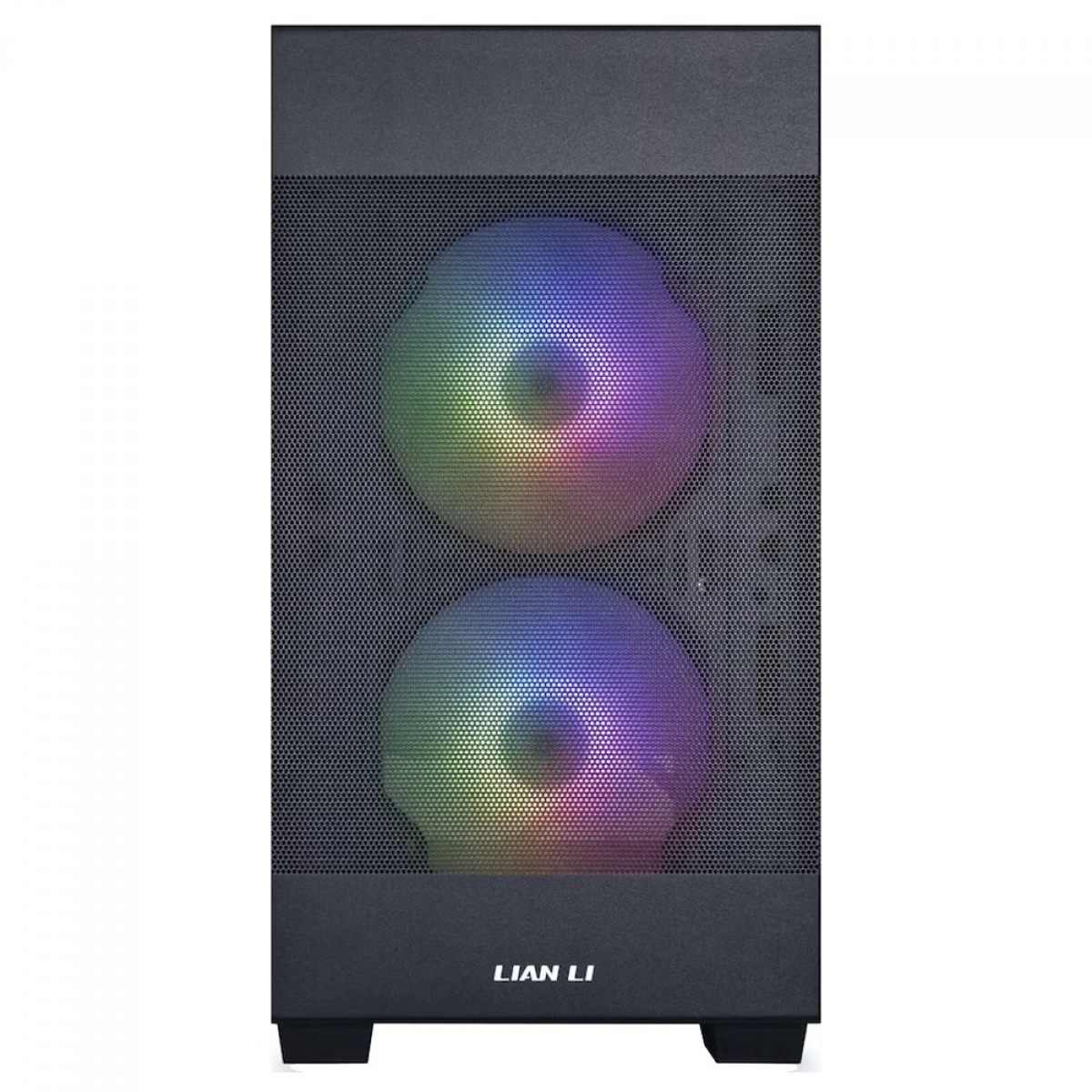 Gabinete Gamer Lian Li Lancool 205M, Mesh, RGB, Mid Tower, Vidro Temperado, Sem Fonte, Preto, Com 2 Fans
