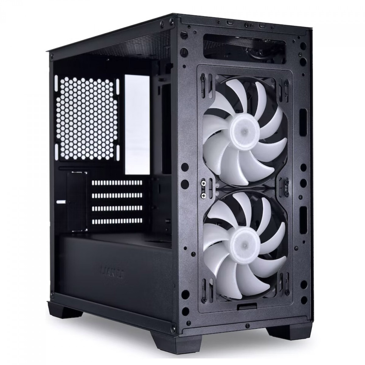 Gabinete Gamer Lian Li Lancool 205M, Mesh, RGB, Mid Tower, Vidro Temperado, Sem Fonte, Preto, Com 2 Fans