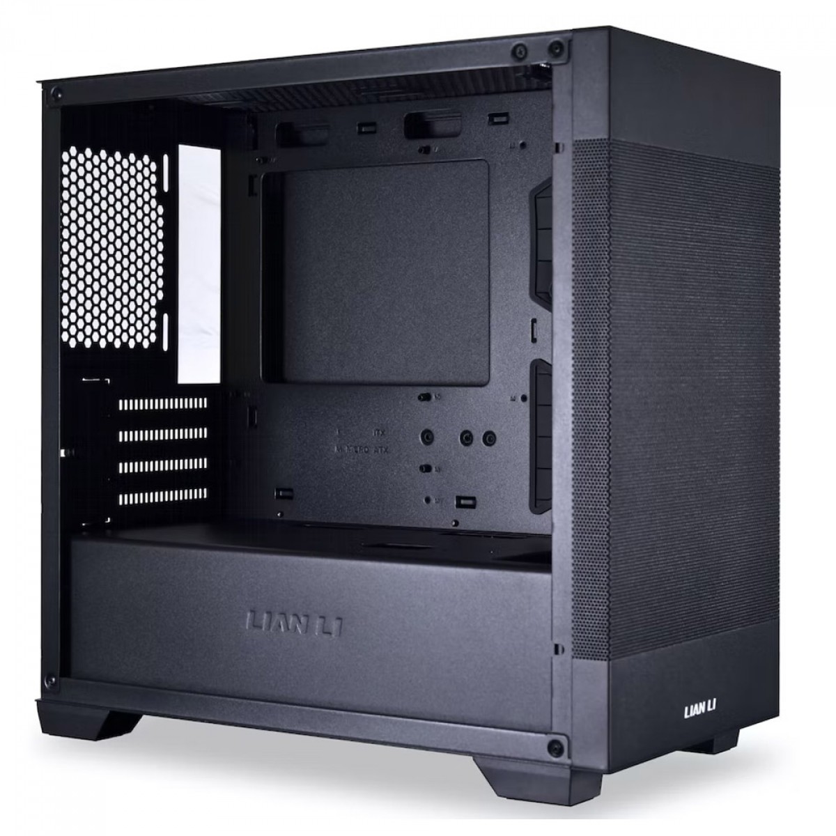 Gabinete Gamer Lian Li Lancool 205M, Mesh, RGB, Mid Tower, Vidro Temperado, Sem Fonte, Preto, Com 2 Fans