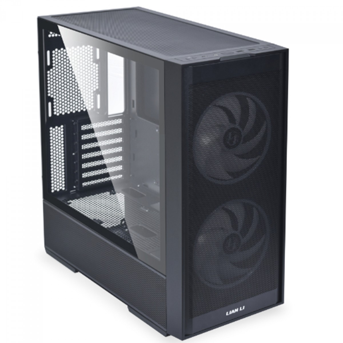 Gabinete Gamer Lian Li Lancool 206 RX, Mid Tower, ATX, RGB, Vidro Temperado, Black, Com 2 Fans, LANCOOL 206RX