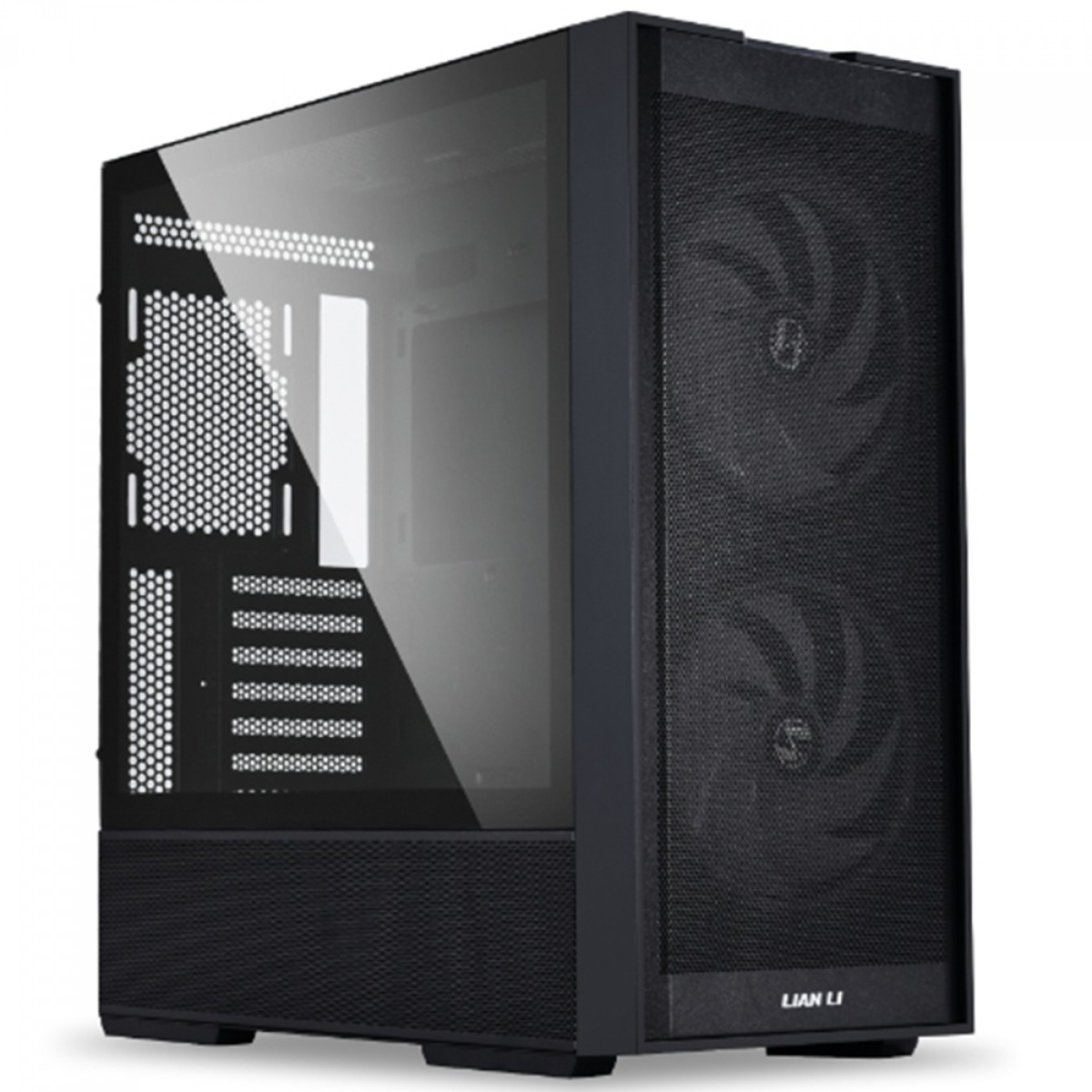 Gabinete Gamer Lian Li Lancool 206 RX, Mid Tower, ATX, RGB, Vidro Temperado, Black, Com 2 Fans, LANCOOL 206RX
