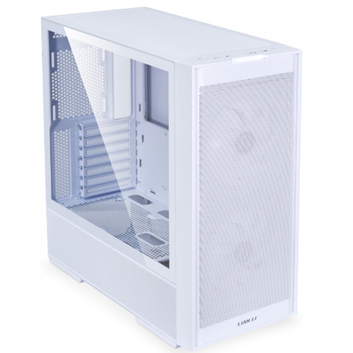 Gabinete Gamer Lian Li Lancool 206 RX, Mid Tower, ATX, RGB, Vidro Temperado, White, Com 2 Fans, LANCOOL 206RW