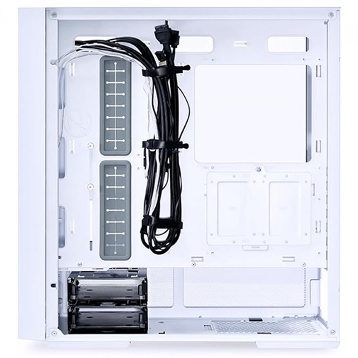 Gabinete Gamer Lian Li Lancool 206 RX, Mid Tower, ATX, RGB, Vidro Temperado, White, Com 2 Fans, LANCOOL 206RW