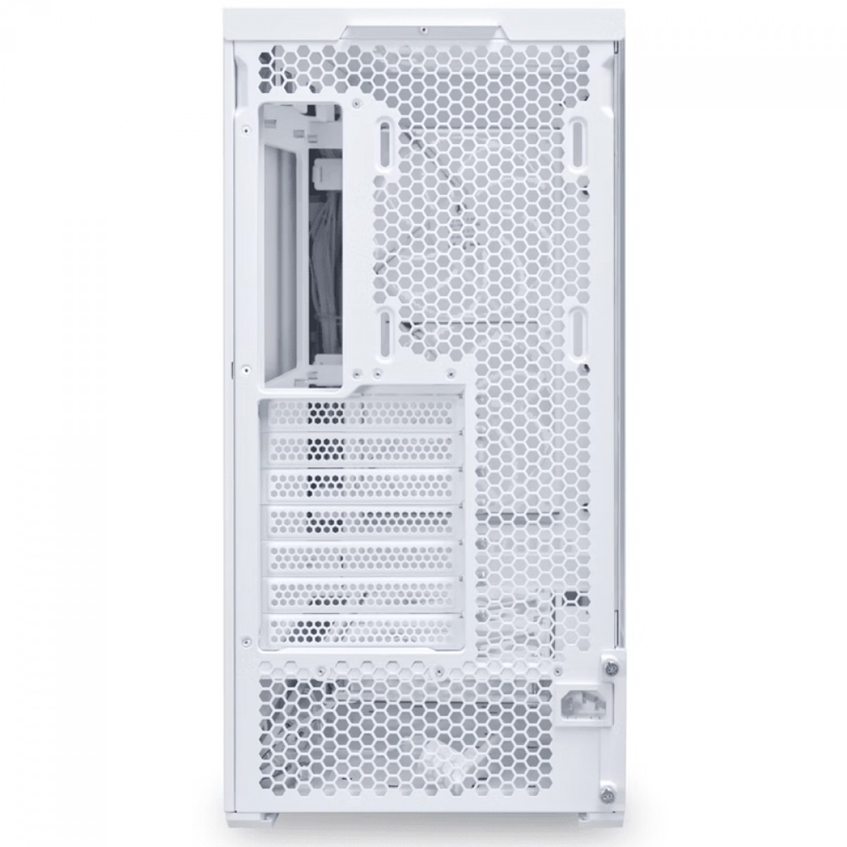 Gabinete Gamer Lian Li Lancool 207 RW, RGB, Mid Tower, Vidro Temperado, ATX, Sem Fonte, Com 4 Fans, Branco, LAN207RW WHITE