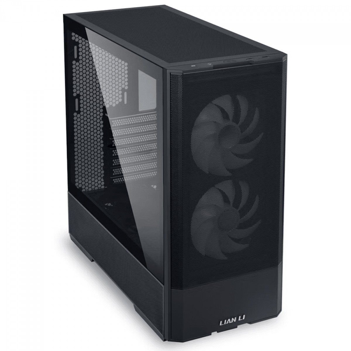 Gabinete Gamer Lian Li Lancool 207 RW, RGB, Mid Tower, Vidro Temperado, ATX, Sem Fonte, Com 4 Fans, Preto, LAN207RX BLACK