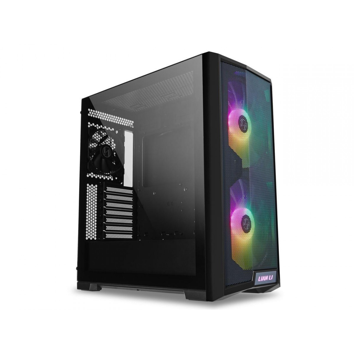 Gabinete Gamer Lian Li Lancool 215, Mid Tower, Vidro Temperado, Black, ATX, Sem Fonte, Com 3 Fans, Lancool 215 