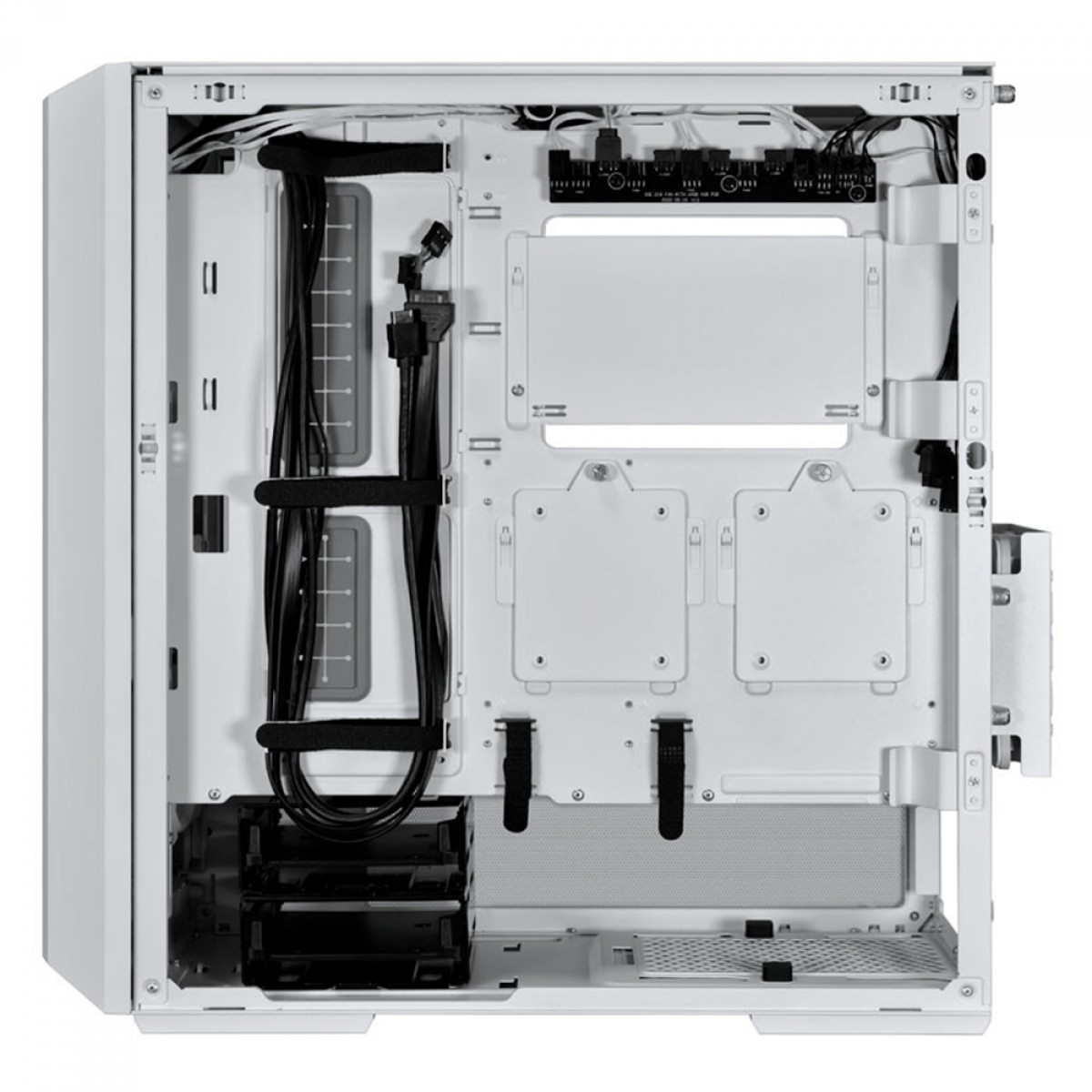 Gabinete Gamer Lian Li Lancool 216, RGB, Mid Tower, Vidro Temperado, White, ATX, Sem Fonte, Com 3 Fans, LANCOOL 216RW WHITE