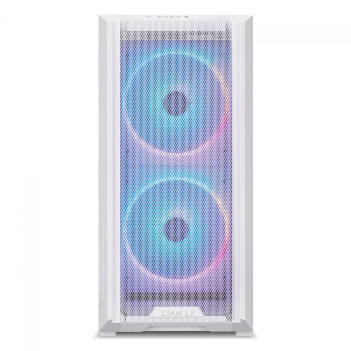 Gabinete Gamer Lian Li Lancool 216, RGB, Mid Tower, Vidro Temperado, White, ATX, Sem Fonte, Com 3 Fans, LANCOOL 216RW WHITE