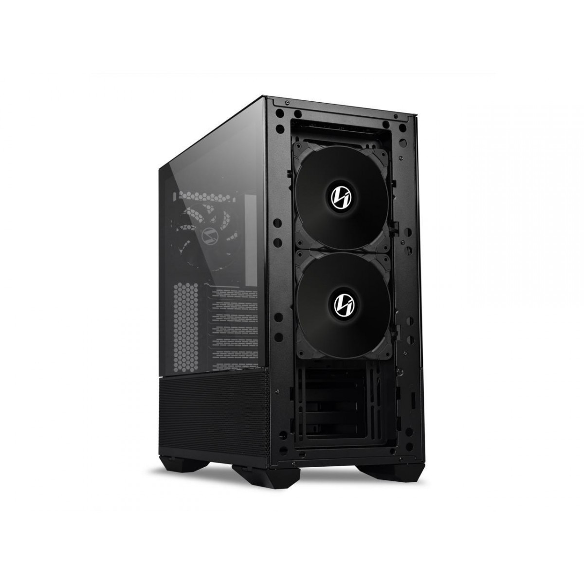 Gabinete Gamer Lian Li, Lancool II Mesh C Performance-X, Mid Tower, Vidro Temperado, Black, Sem Fonte, Com 3 Fans
