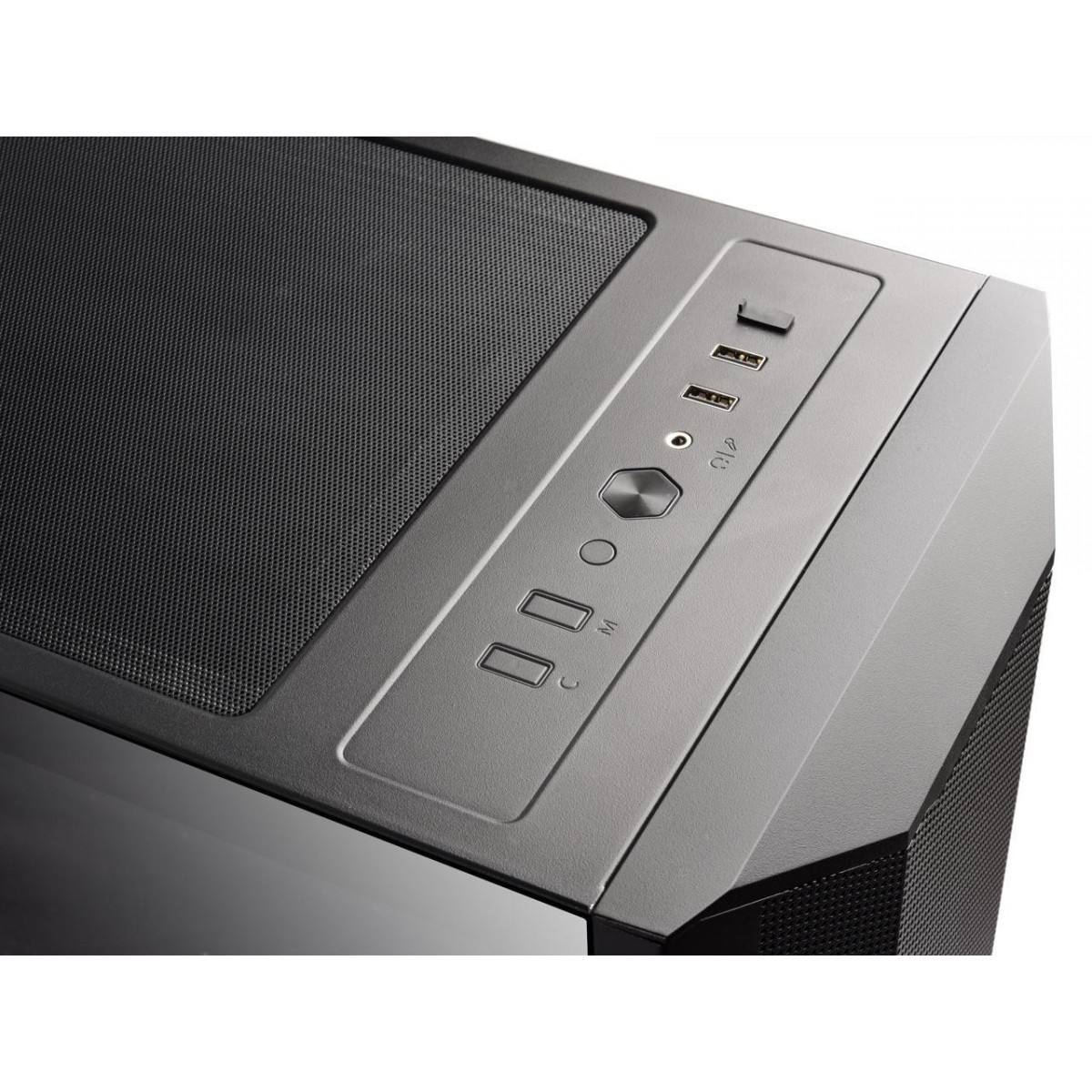 Gabinete Gamer Lian Li, Lancool II Mesh C RGB-X, Mid Tower, Vidro Temperado, Black, Sem Fonte, Com 3 Fans