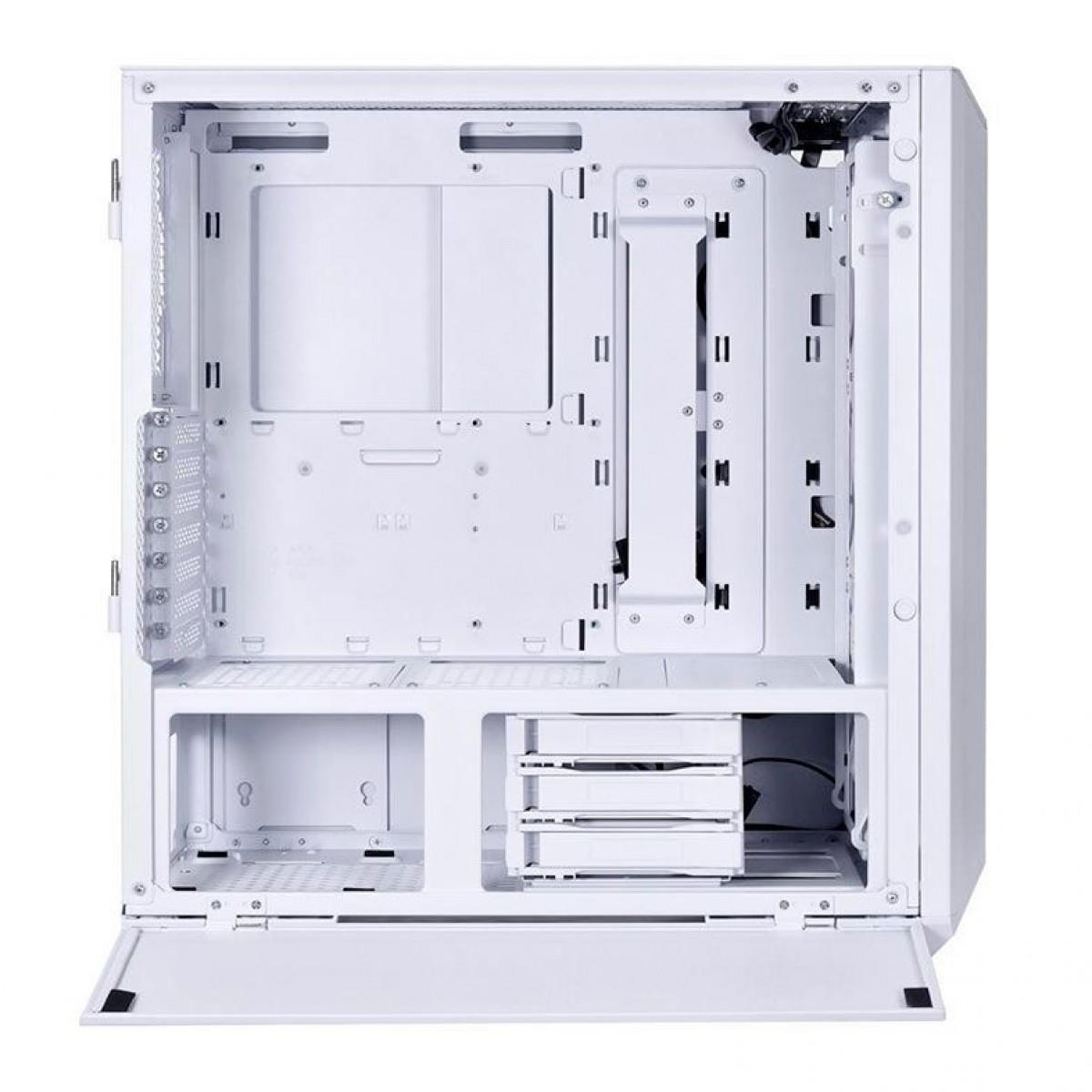 Gabinete Gamer Lian Li, Lancool II Mesh C RGB-S, Mid Tower, Vidro Temperado, White, Sem Fonte, Com 3 Fans
