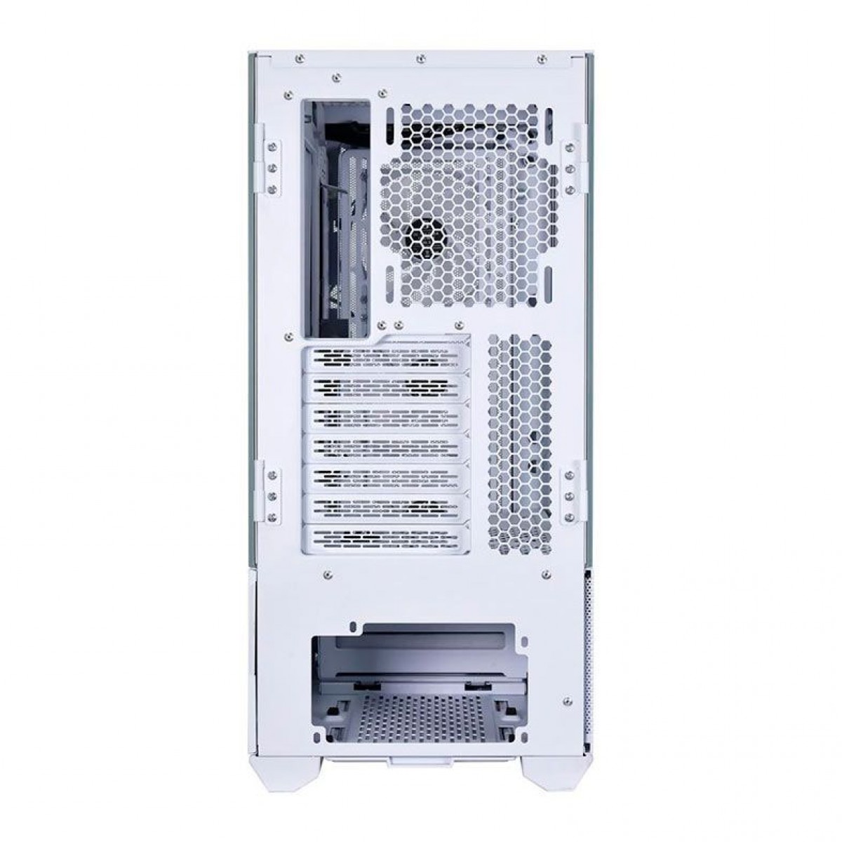 Gabinete Gamer Lian Li, Lancool II Mesh C RGB-S, Mid Tower, Vidro Temperado, White, Sem Fonte, Com 3 Fans