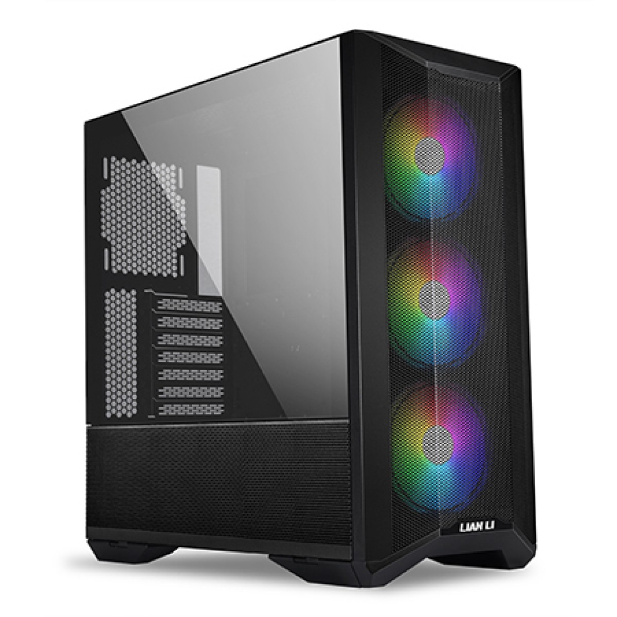 Gabinete Gamer Lian Li, Lancool II Mesh RGB, Mid Tower, Vidro Temperado, Black, Sem Fonte, Com 3 Fans