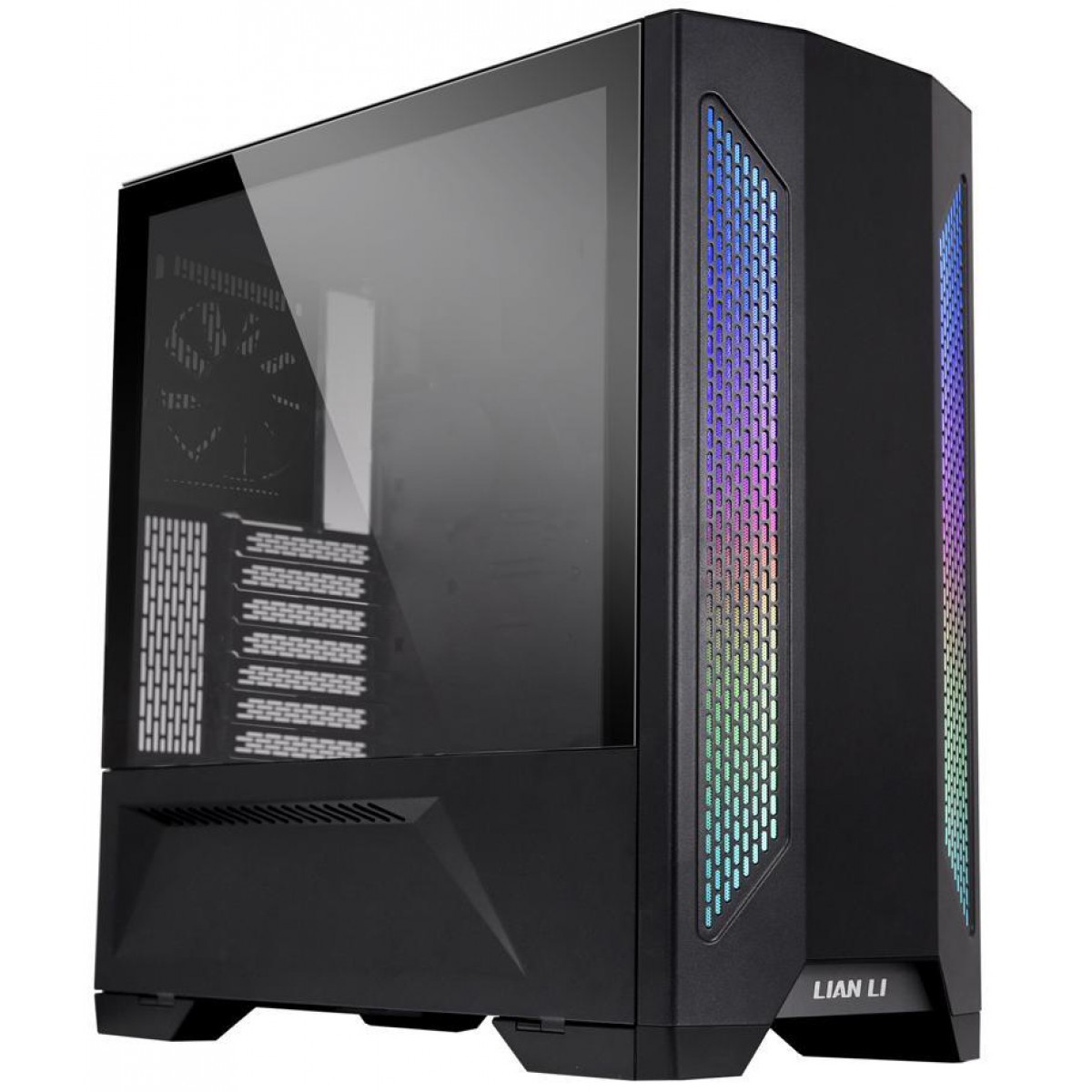 Gabinete Gamer Lian Li Lancool II RGB, Mid Tower, Vidro Temperado, black, Sem Fonte, Com 3 Fans