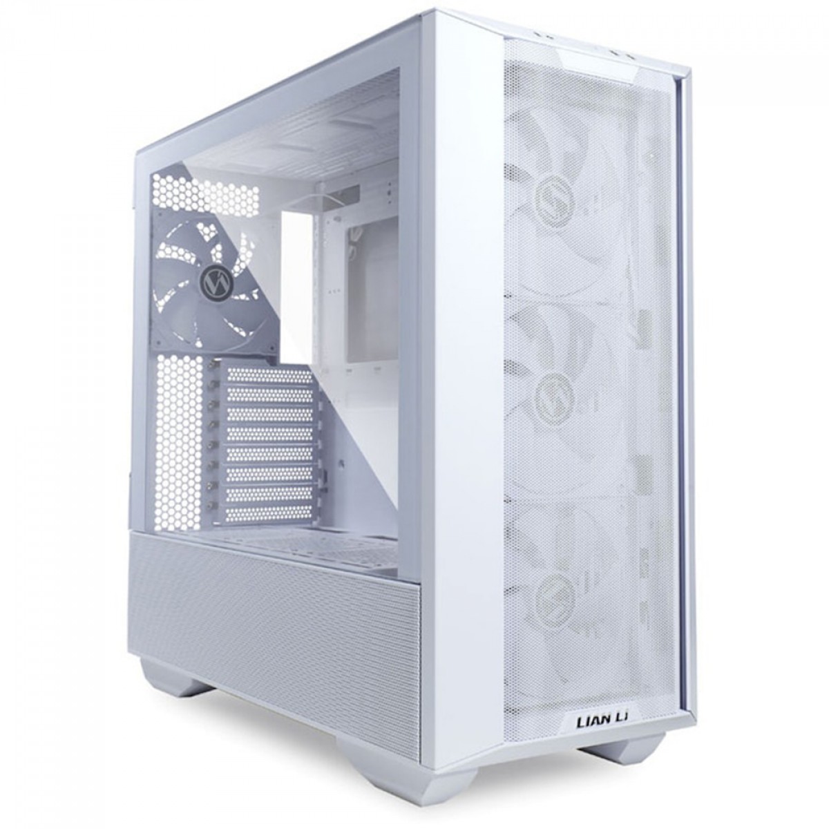 Gabinete Gamer Lian Li Lancool III, Mid Tower, Vidro Temperado, White, E-ATX, Sem Fonte, Com 4 Fans, LANCOOL 3-W