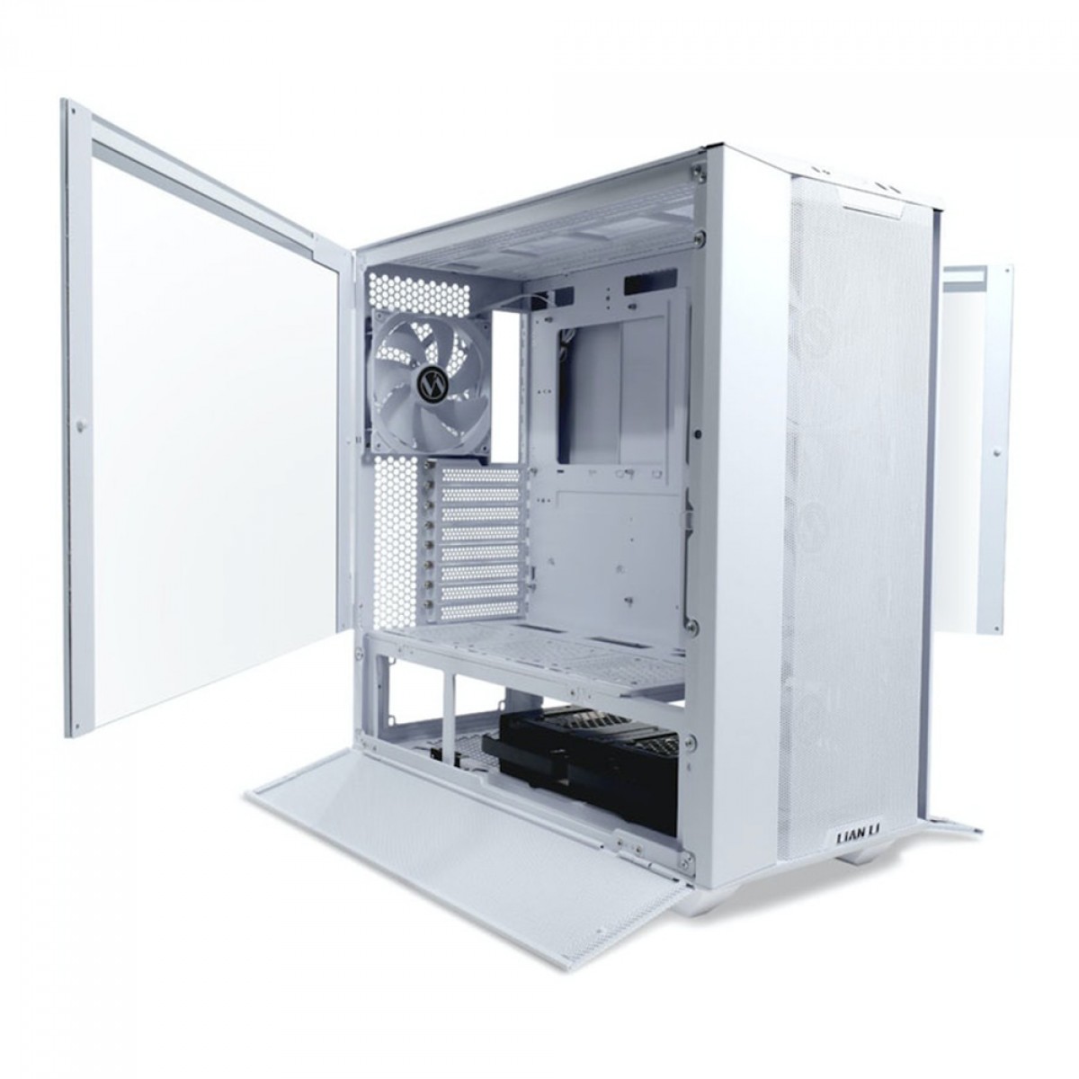 Gabinete Gamer Lian Li Lancool III, Mid Tower, Vidro Temperado, White, E-ATX, Sem Fonte, Com 4 Fans, LANCOOL 3-W