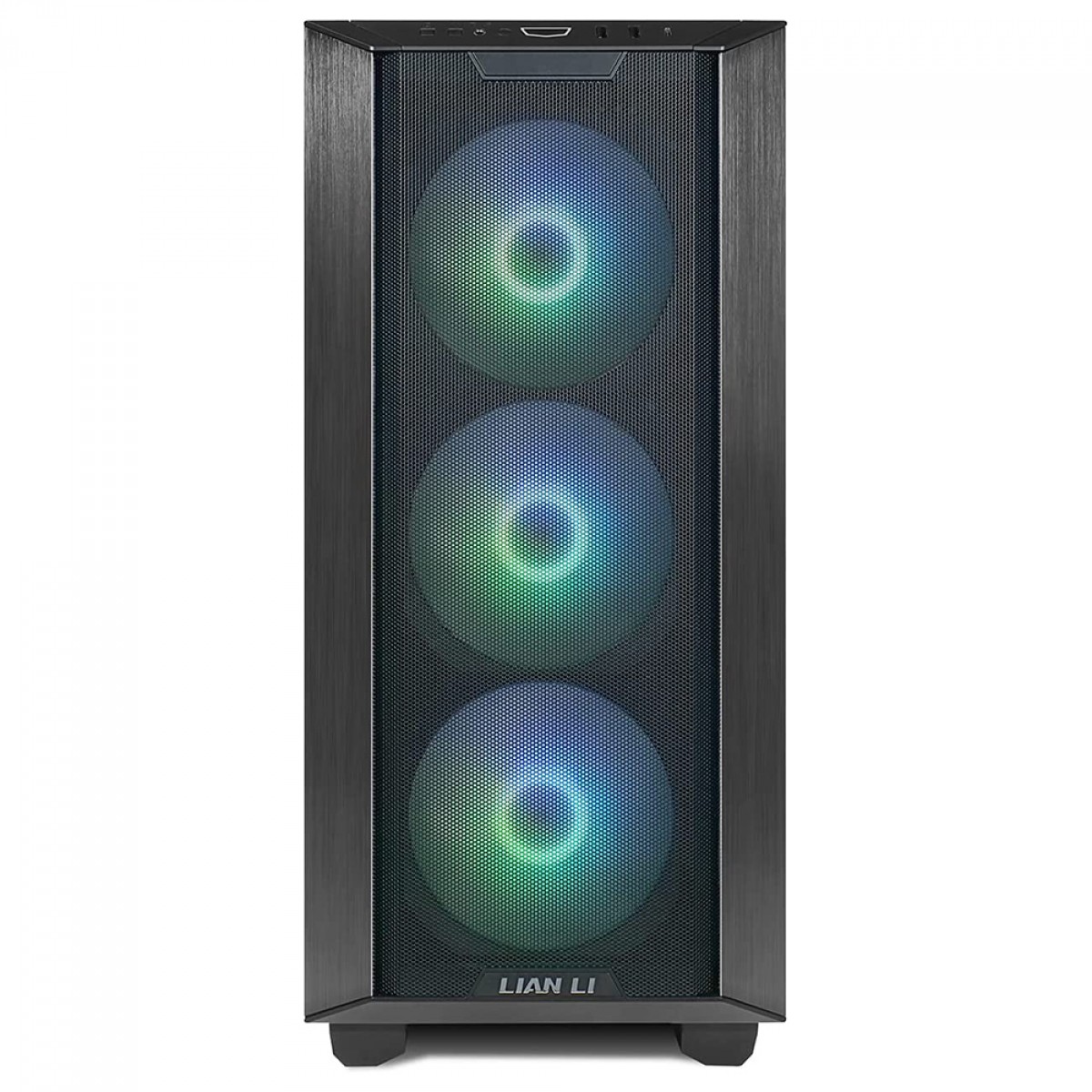 Gabinete Gamer Lian Li Lancool III, RGB, Mid Tower, Vidro Temperado, Black, E-ATX, Sem Fonte, Com 4 Fans, LANCOOL 3R-X