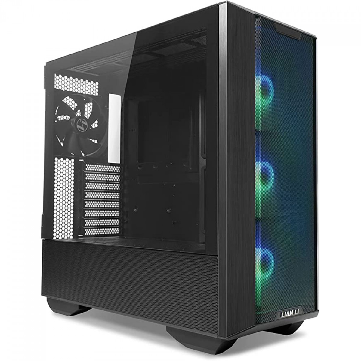 Gabinete Gamer Lian Li Lancool III, RGB, Mid Tower, Vidro Temperado, Black, E-ATX, Sem Fonte, Com 4 Fans, LANCOOL 3R-X