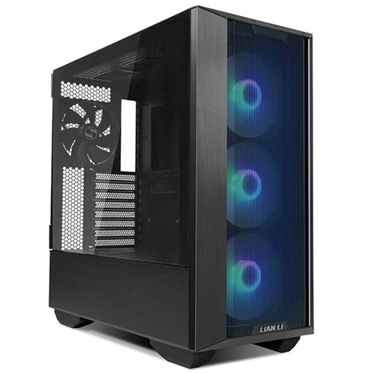 Gabinete Gamer Lian Li Lancool III, RGB, Mid Tower, Vidro Temperado, Black, E-ATX, Sem Fonte, Com 4 Fans, LANCOOL 3R-X