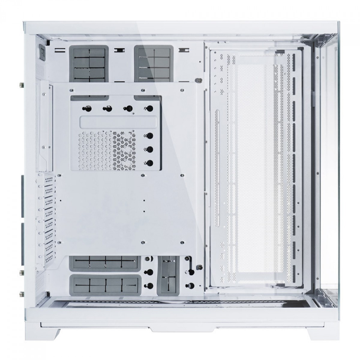 Gabinete Gamer Lian Li O11 Dynamic EVO XL, Full Tower, Vidro Temperado, White, Sem Fonte, Sem Fan, O11DEXL-W WHITE