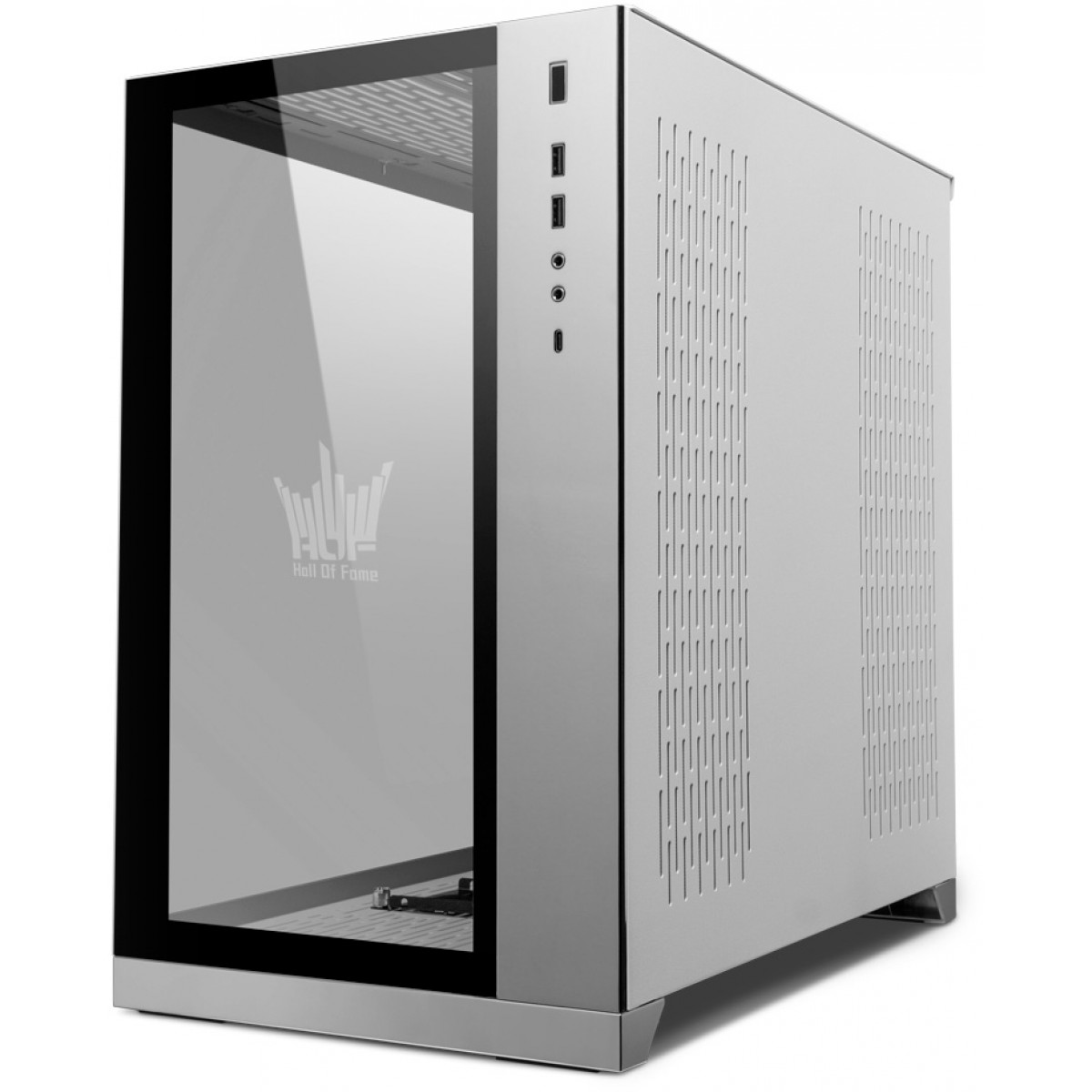 Gabinete Gamer Lian Li O11 Dynamic HOF, Mid Tower, Vidro Temperado, White, Sem Fonte, Sem Fan