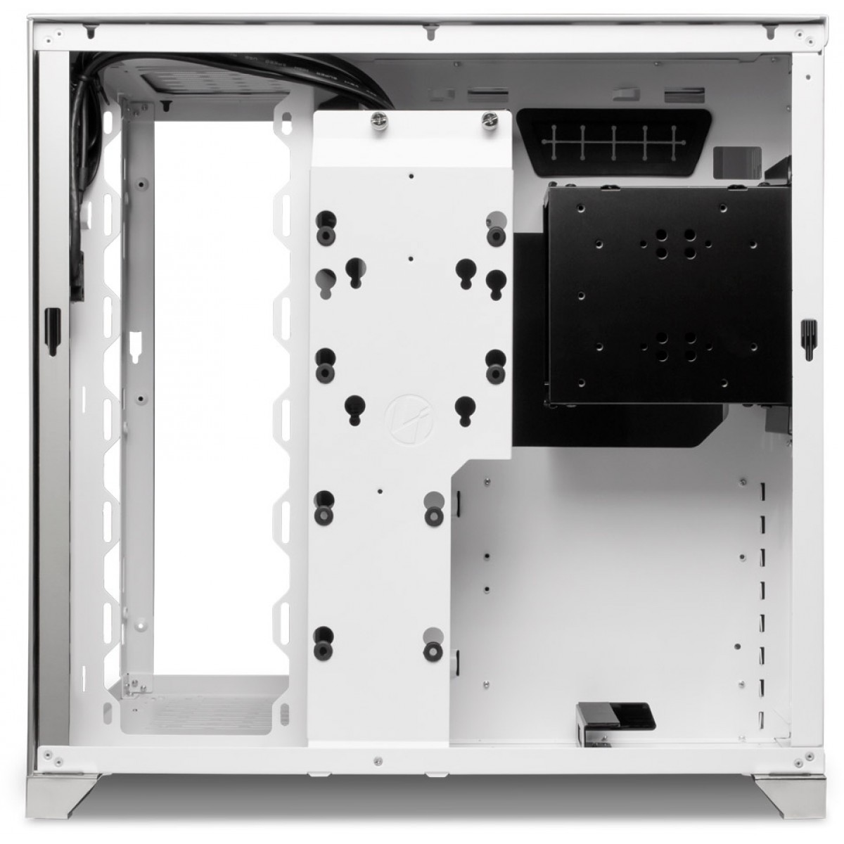 Gabinete Gamer Lian Li O11 Dynamic HOF, Mid Tower, Vidro Temperado, White, Sem Fonte, Sem Fan