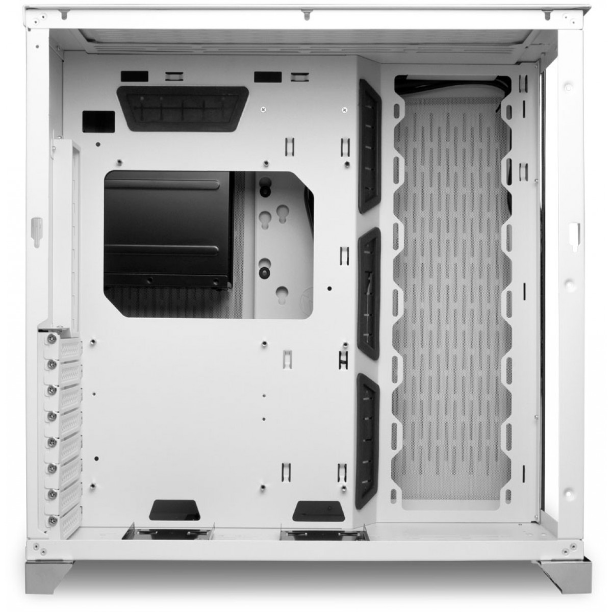 Gabinete Gamer Lian Li O11 Dynamic HOF, Mid Tower, Vidro Temperado, White, Sem Fonte, Sem Fan