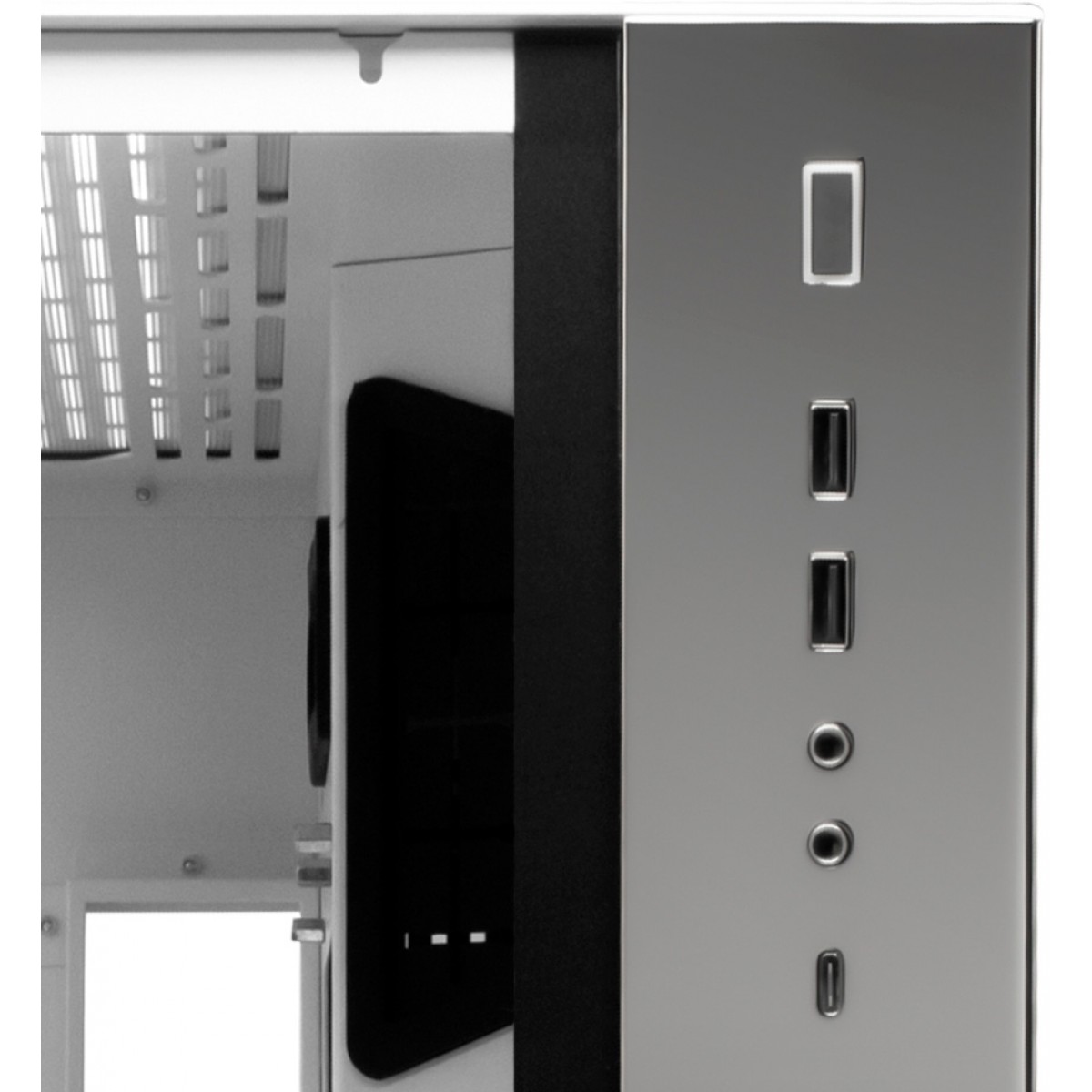 Gabinete Gamer Lian Li O11 Dynamic HOF, Mid Tower, Vidro Temperado, White, Sem Fonte, Sem Fan