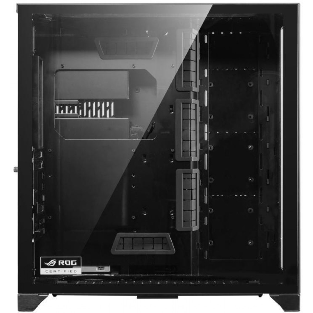 Gabinete Gamer Lian Li O11 Dynamic XL ROG, Full Tower, Vidro Temperado, Black, Sem Fonte, Sem Fan, O11DXL-X BLACK