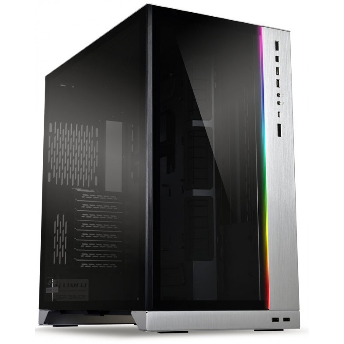 Gabinete Gamer Lian Li O11 Dynamic XL, Full Tower, Vidro Temperado, Silver, Sem Fonte, Sem Fan
