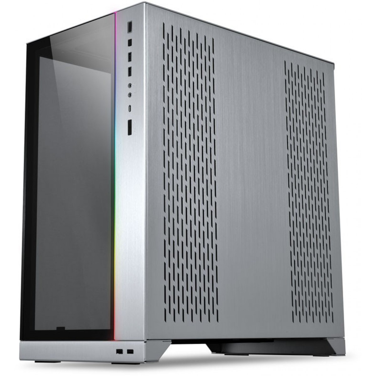 Gabinete Gamer Lian Li O11 Dynamic XL, Full Tower, Vidro Temperado, Silver, Sem Fonte, Sem Fan