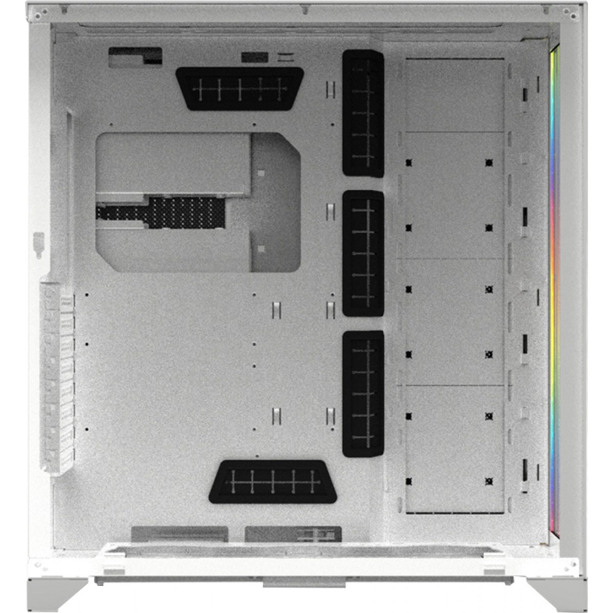 Gabinete Gamer Lian Li O11 Dynamic XL, Full Tower, Vidro Temperado, White, Sem Fonte, Sem fan, O11DXL-W