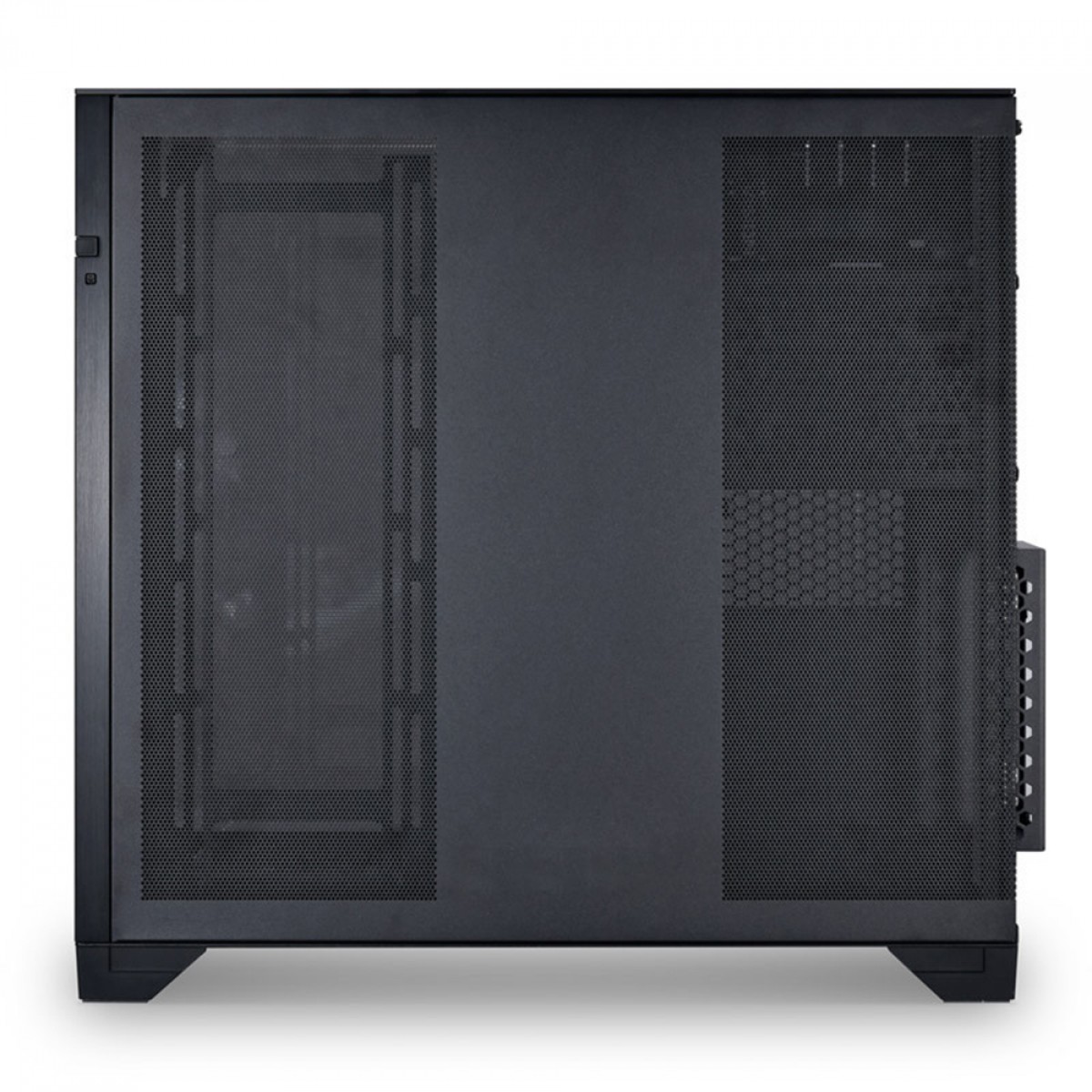 Gabinete Gamer Lian Li O11 Vision Chrome, Mid Tower, Vidro Temperado Espelhado, E-ATX, Black, Sem Fonte, Sem Fan, O11VC CHROME